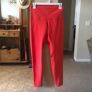 High waisted Lululemon full length pants, size 8